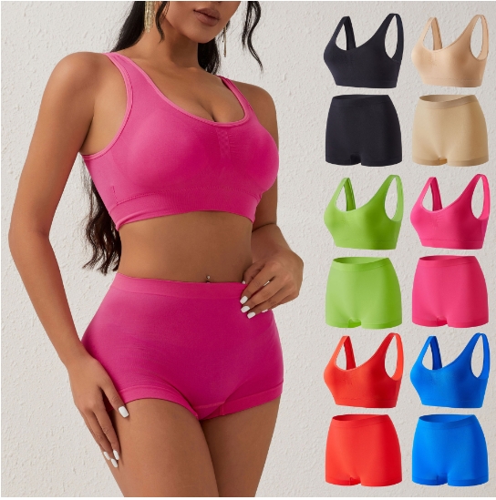 Comfortable exercise yoga shockproof bra, no trace, anti glare and beautiful vest