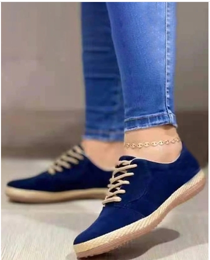 Casual woven flat bottomed autumn and winter new lightweight single shoes for women