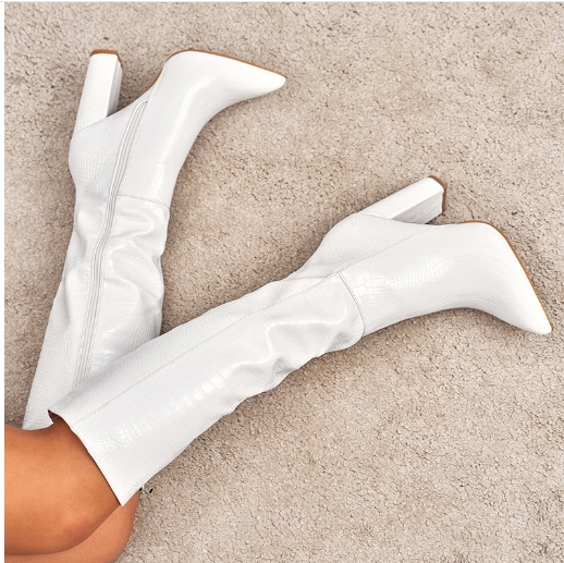 Ladies' European and American Fashion Women's Boots Large Women's Leather Boots